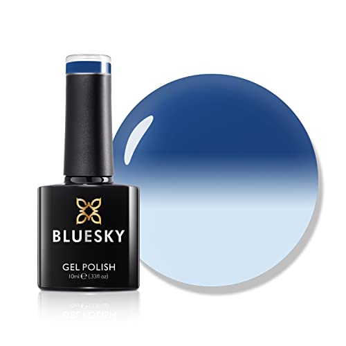 BLUESKY shinerlac Chameleon tc49 Thermo Farbwechsel UV Soak Off Gel Nagellack 10 ml Flaschen, MOODY BLUES von Bluesky