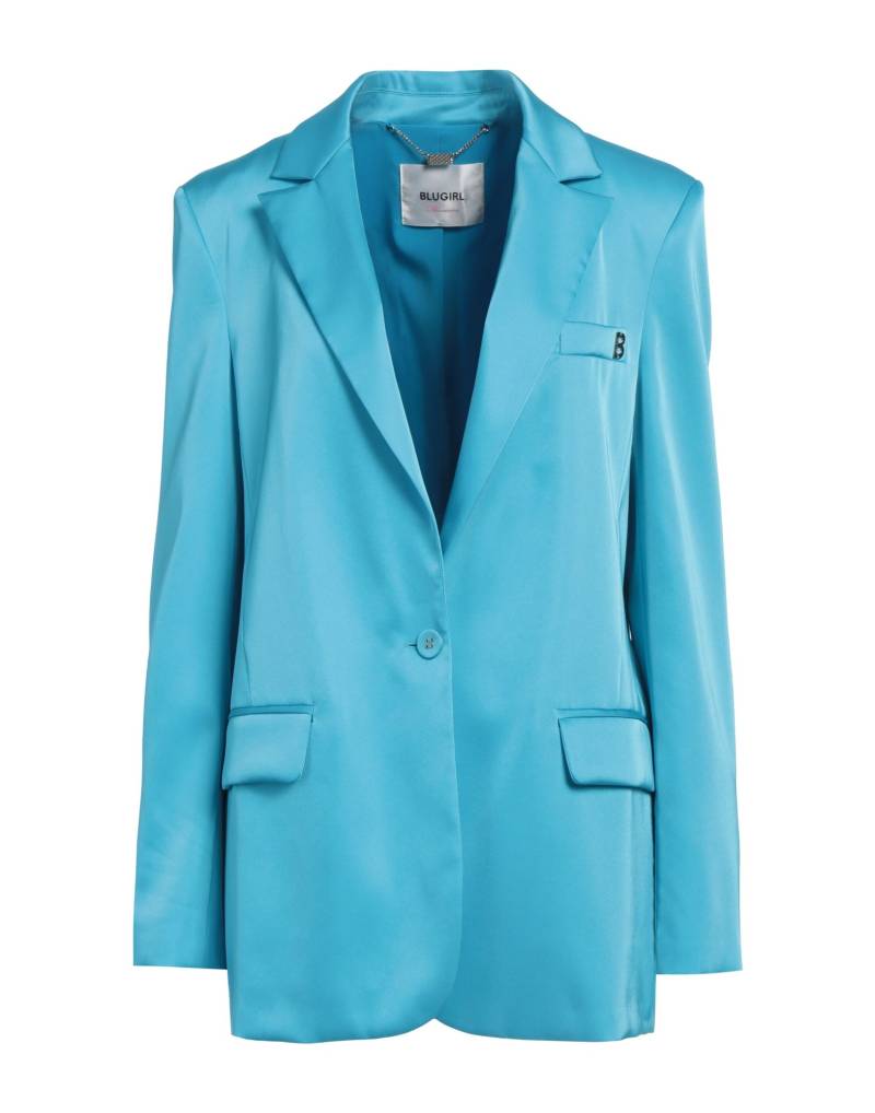 BLUGIRL Blazer Damen Azurblau von BLUGIRL