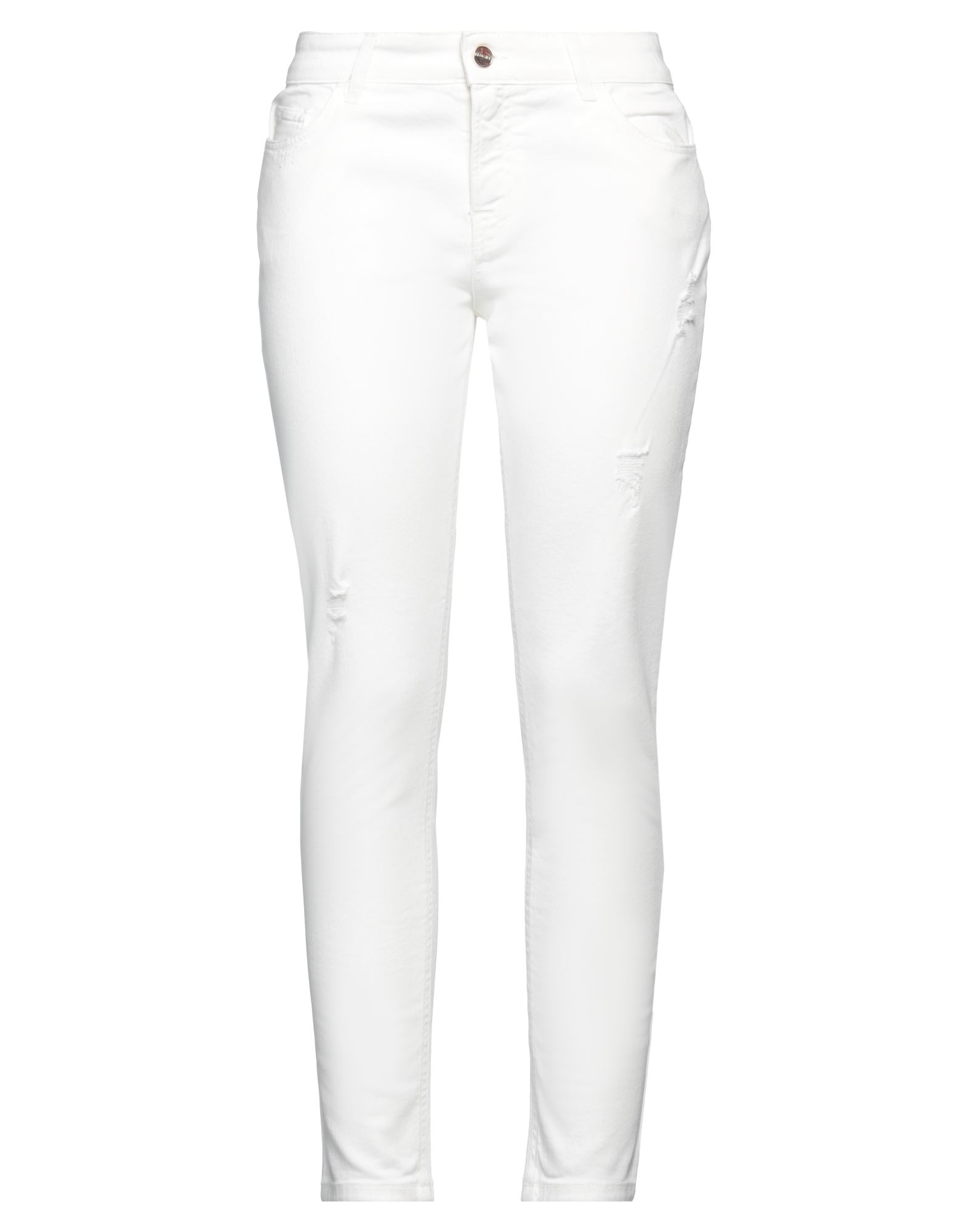 BLUGIRL BLUMARINE Hose Damen Weiß von BLUGIRL BLUMARINE