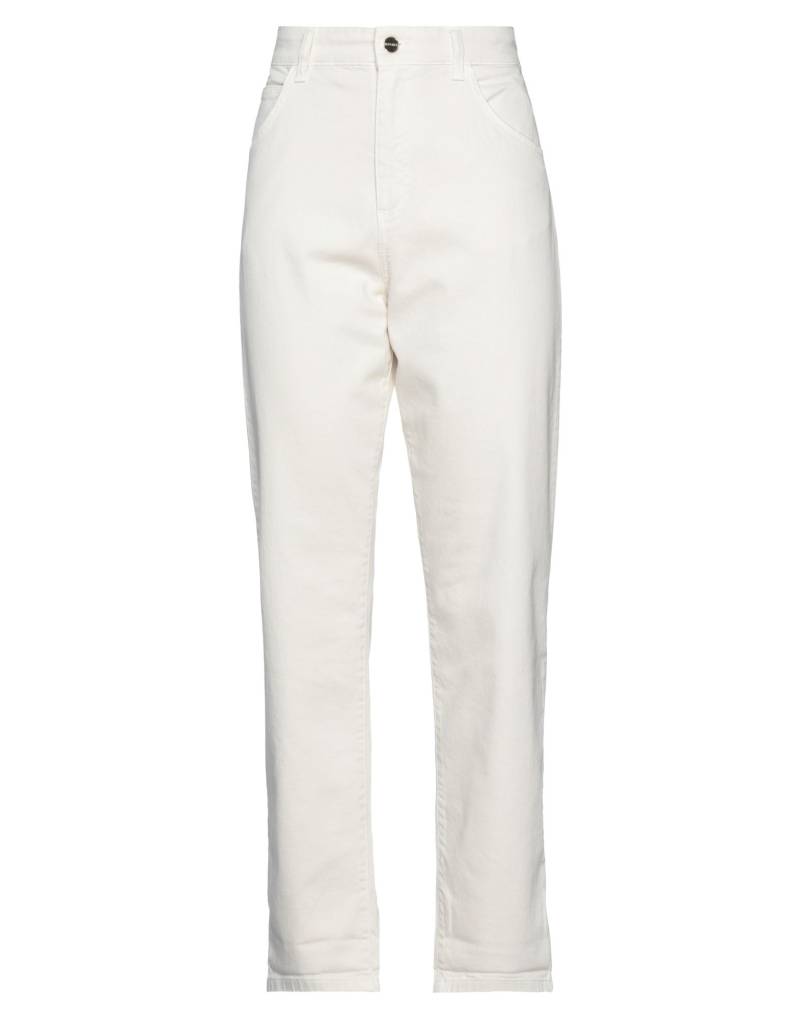 BLUGIRL BLUMARINE Jeanshose Damen Weiß von BLUGIRL BLUMARINE