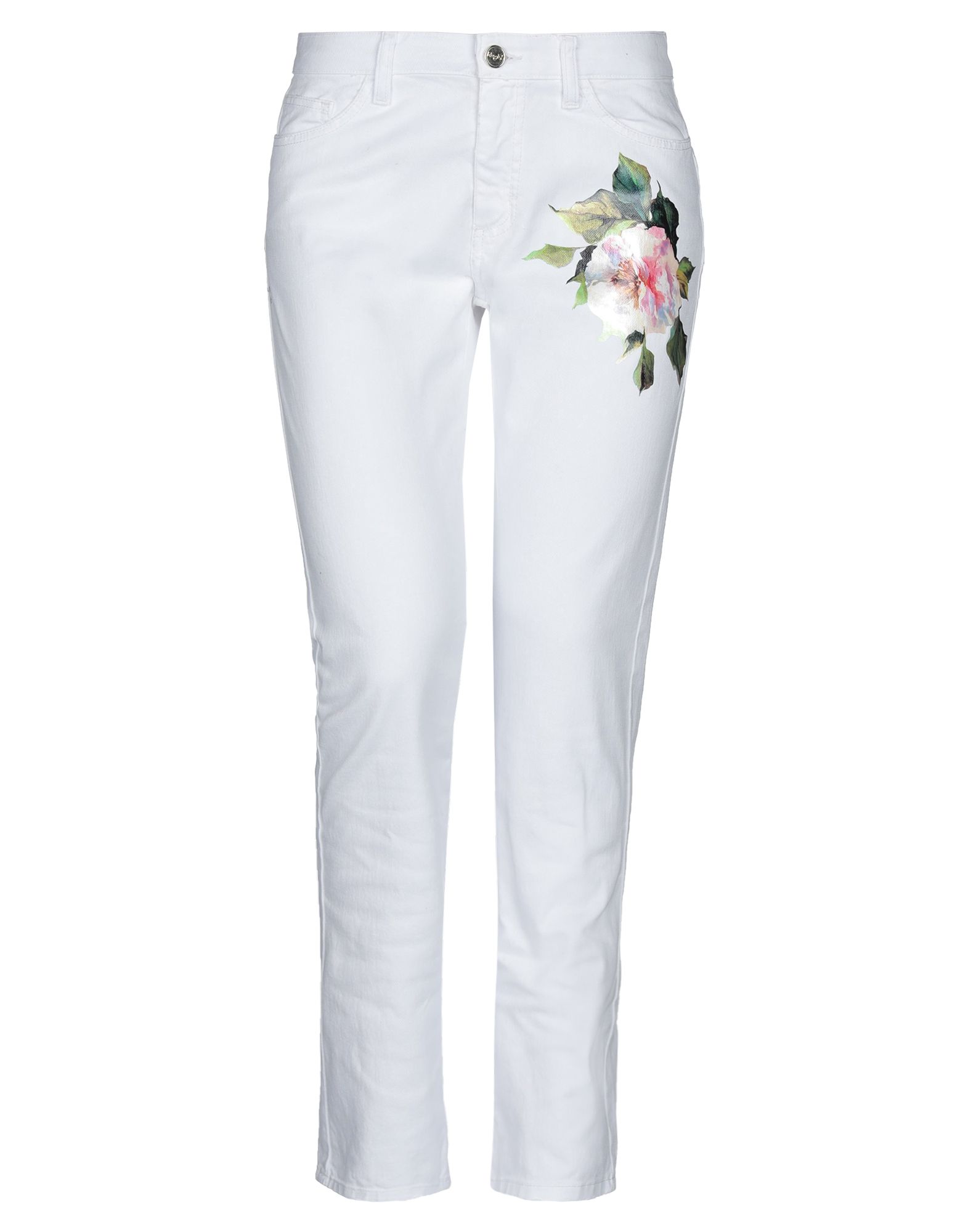 BLUGIRL BLUMARINE Jeanshose Damen Weiß von BLUGIRL BLUMARINE