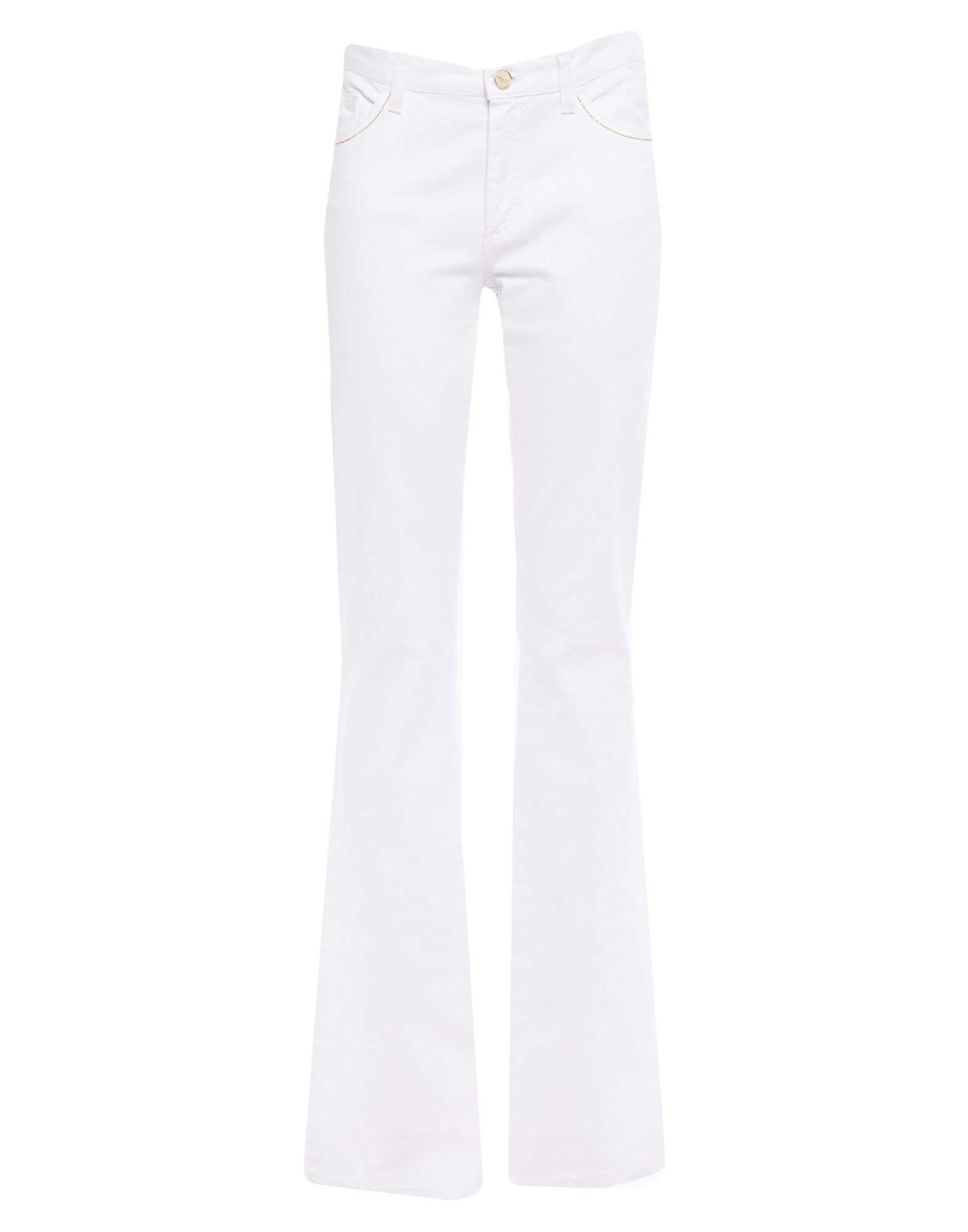 BLUGIRL BLUMARINE Jeanshose Damen Weiß von BLUGIRL BLUMARINE