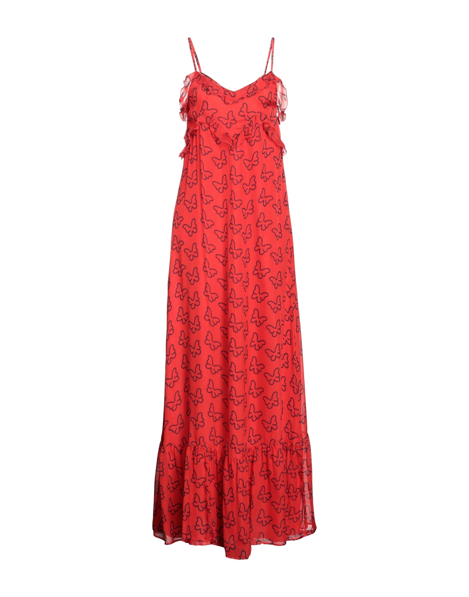 BLUGIRL BLUMARINE Maxi-kleid Damen Rot von BLUGIRL BLUMARINE