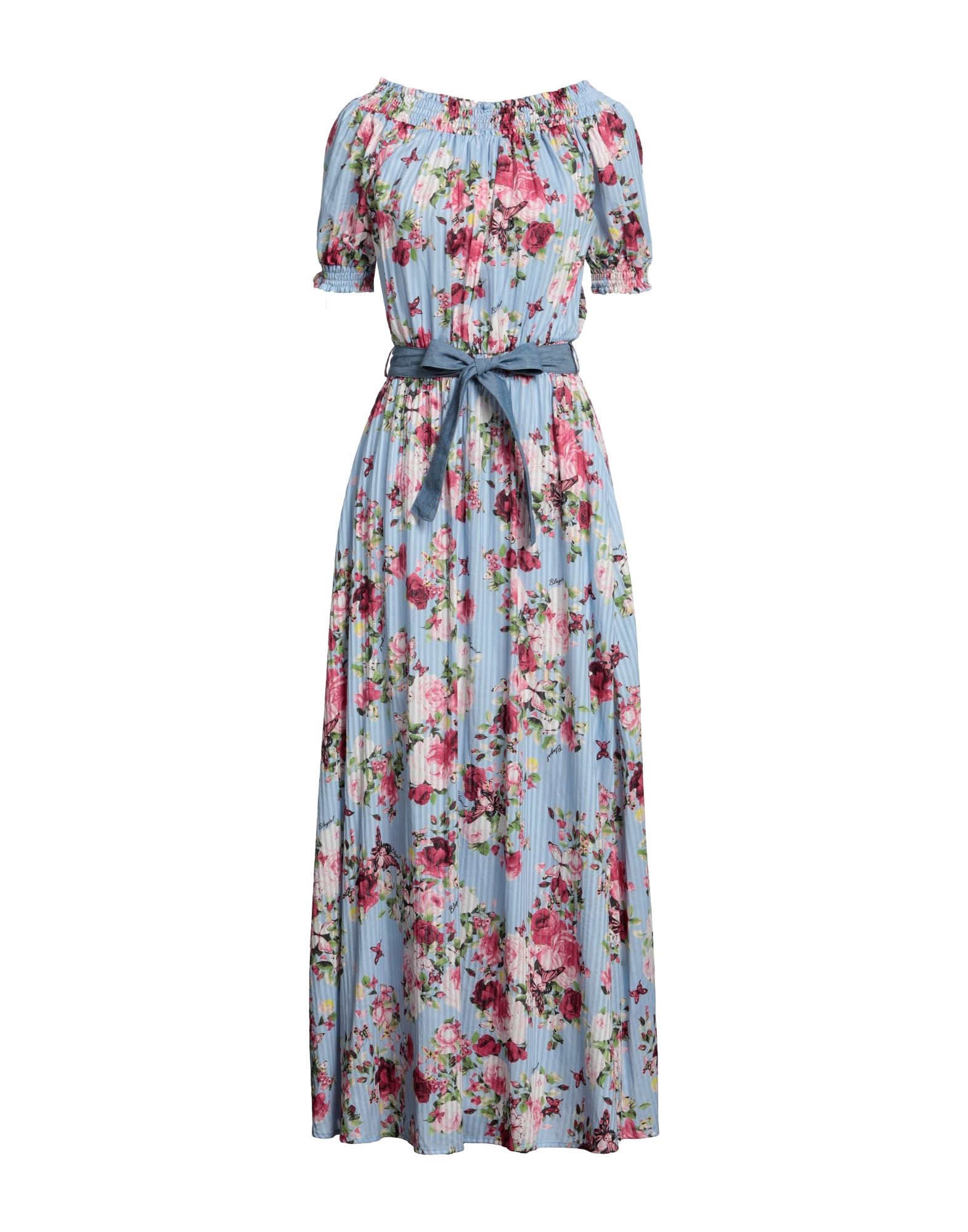 BLUGIRL Maxi-kleid Damen Hellblau BLUGIRL Maxi-kleid Damen Hellblau von BLUGIRL