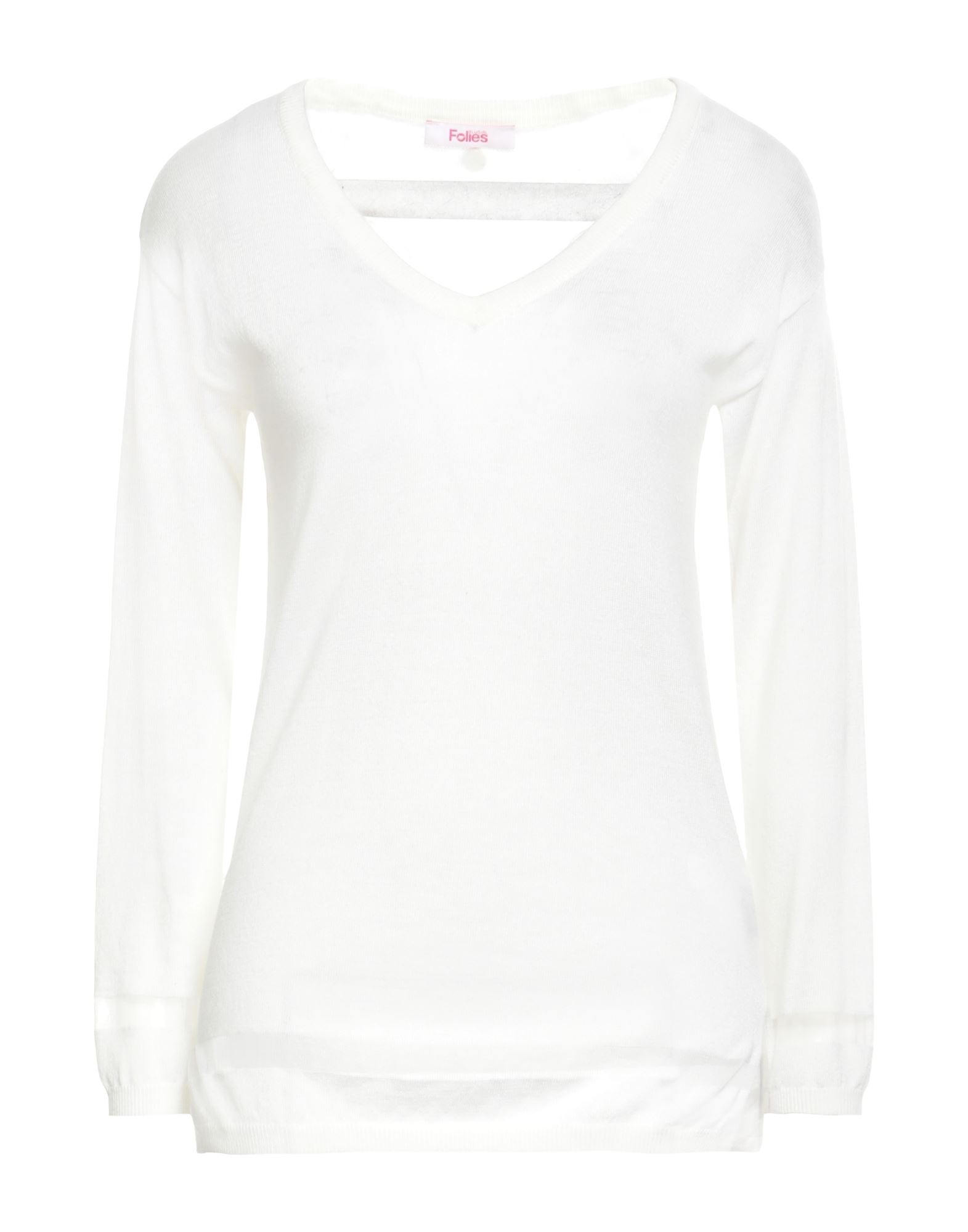 BLUGIRL BLUMARINE Pullover Damen Elfenbein von BLUGIRL BLUMARINE