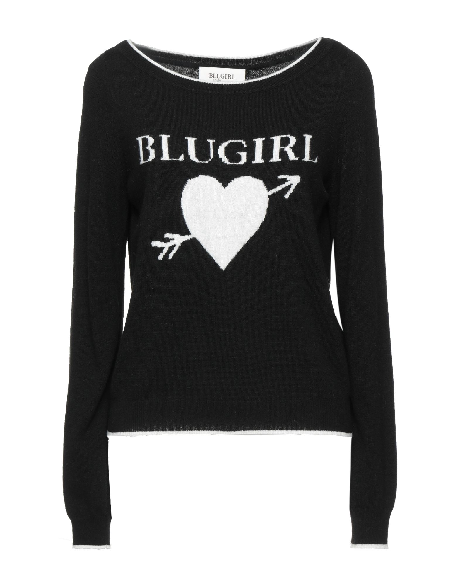 BLUGIRL BLUMARINE Pullover Damen Schwarz von BLUGIRL BLUMARINE