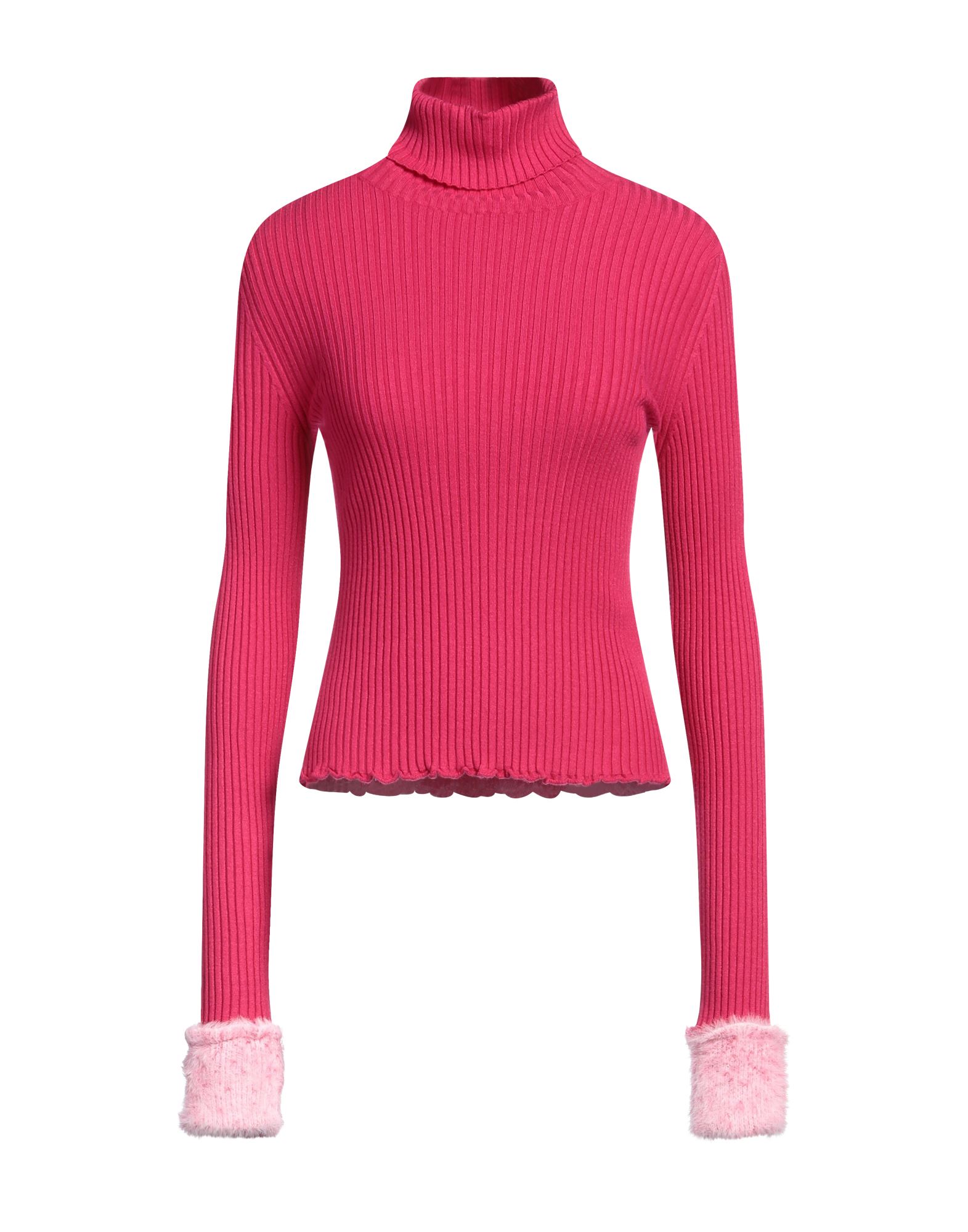 BLUGIRL BLUMARINE Rollkragenpullover Damen Fuchsia von BLUGIRL BLUMARINE