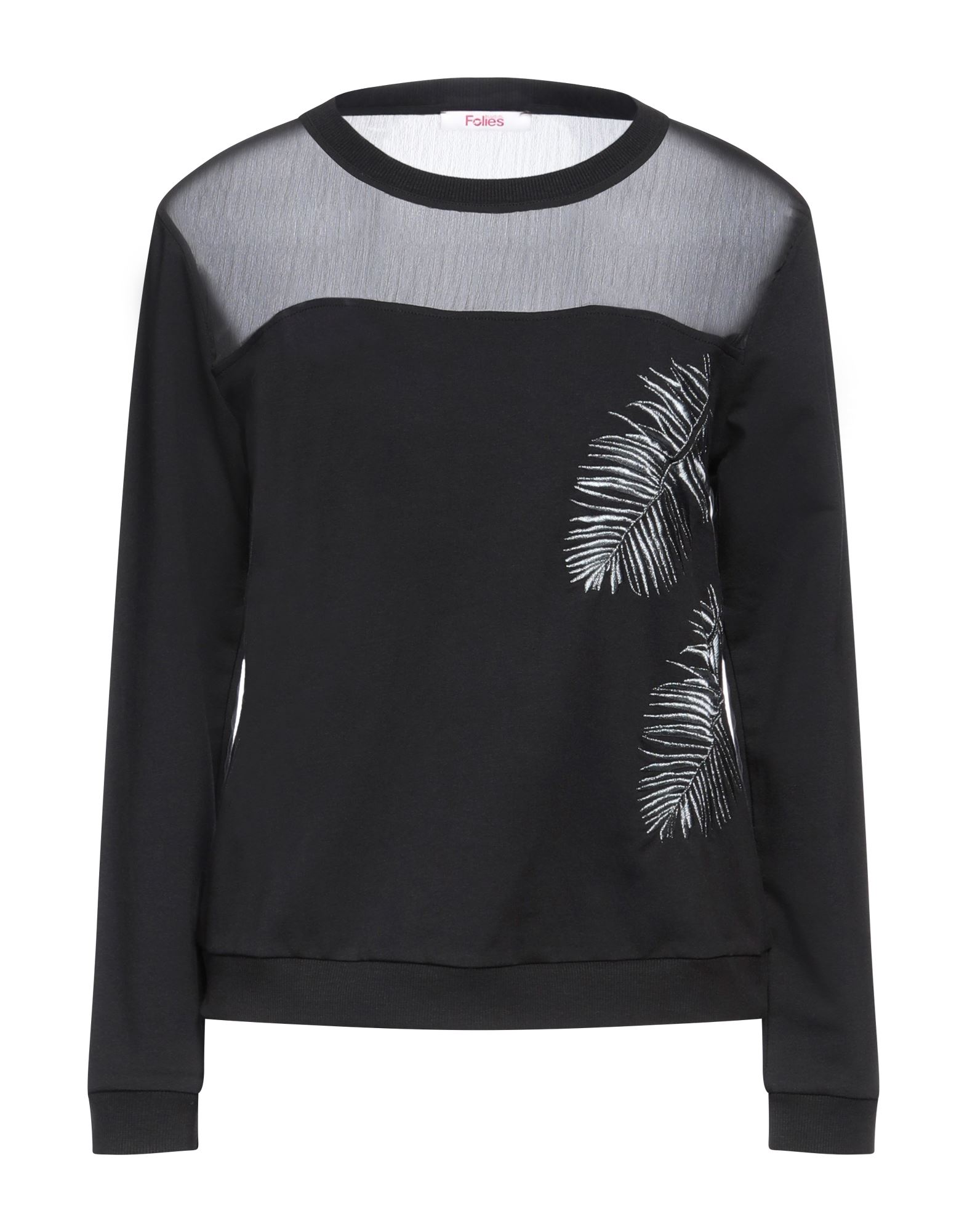 BLUGIRL BLUMARINE Sweatshirt Damen Schwarz von BLUGIRL BLUMARINE