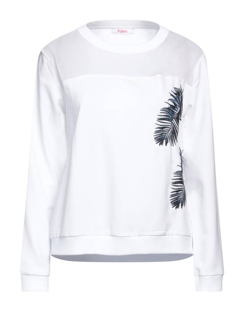 BLUGIRL BLUMARINE Sweatshirt Damen Weiß von BLUGIRL BLUMARINE