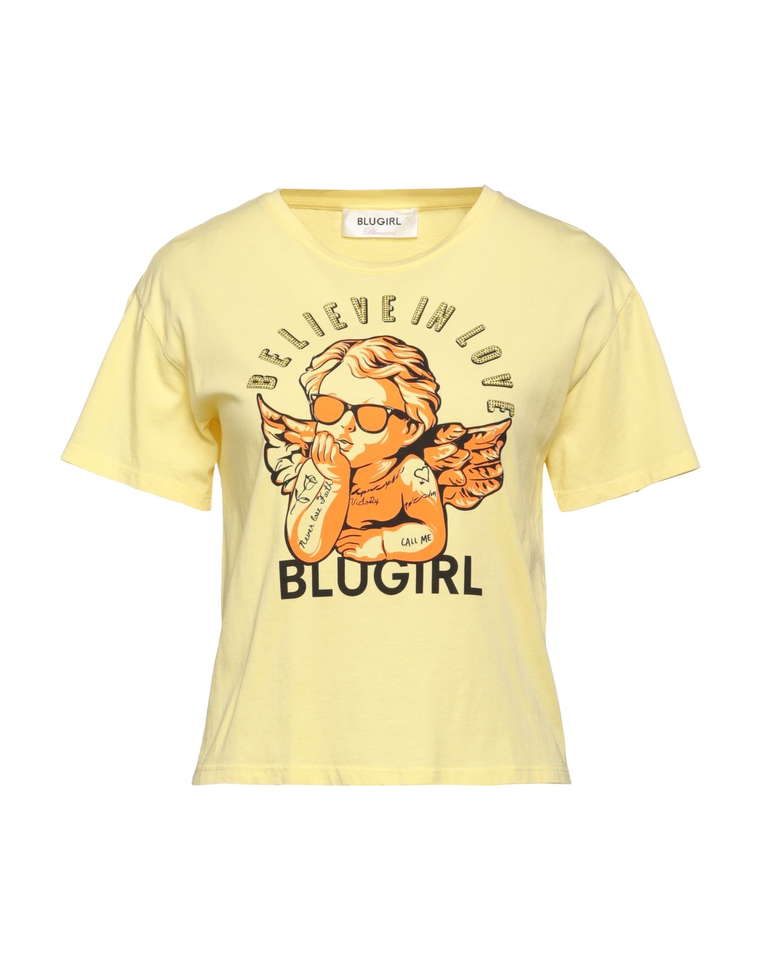 BLUGIRL BLUMARINE T-shirts Damen Gelb von BLUGIRL BLUMARINE