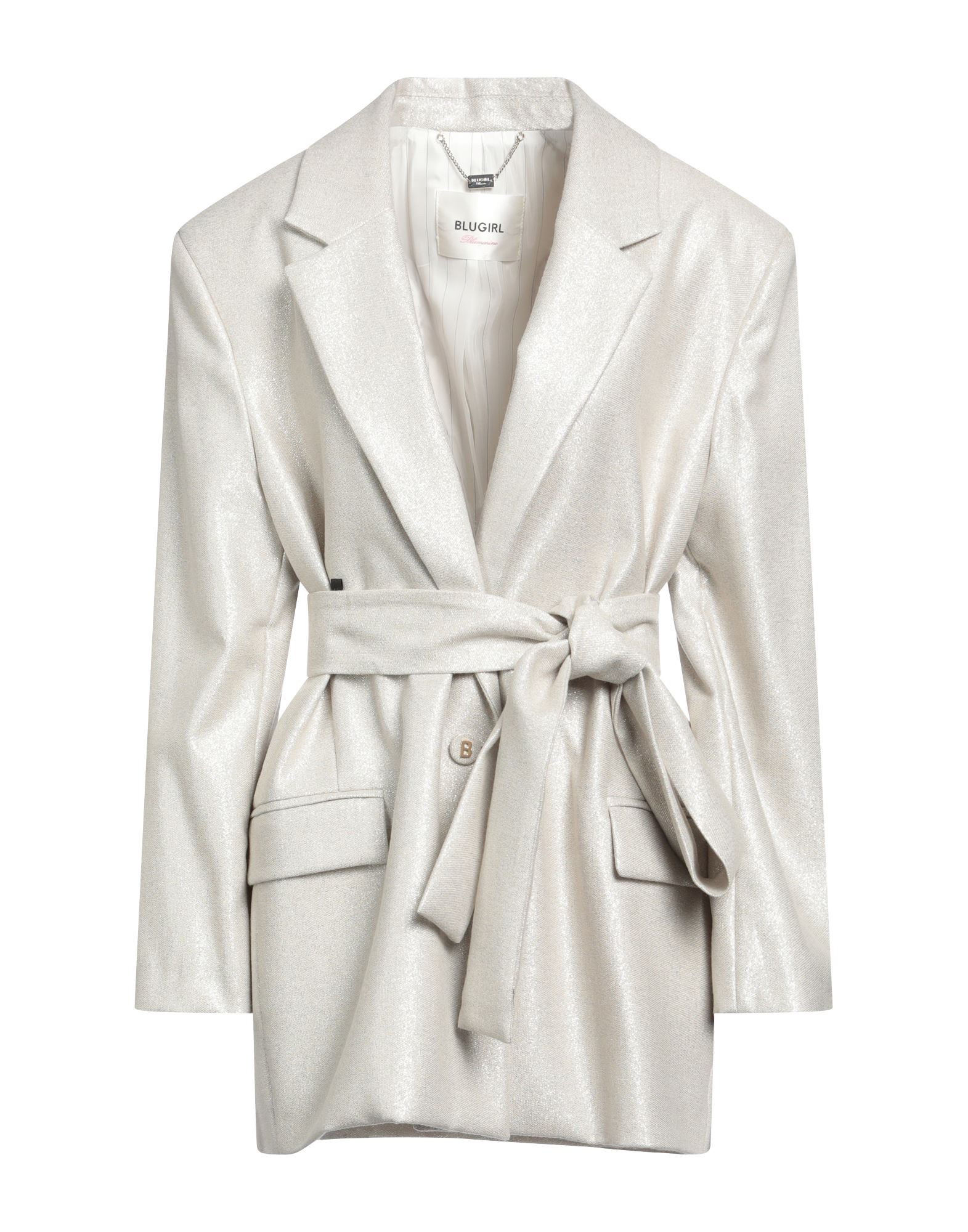 BLUGIRL Blazer Damen Hellgrau BLUGIRL Blazer Damen Hellgrau von BLUGIRL