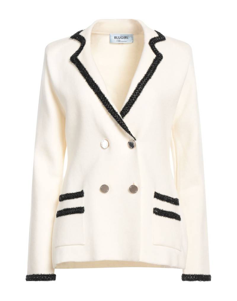 BLUGIRL Blazer Damen Off white von BLUGIRL