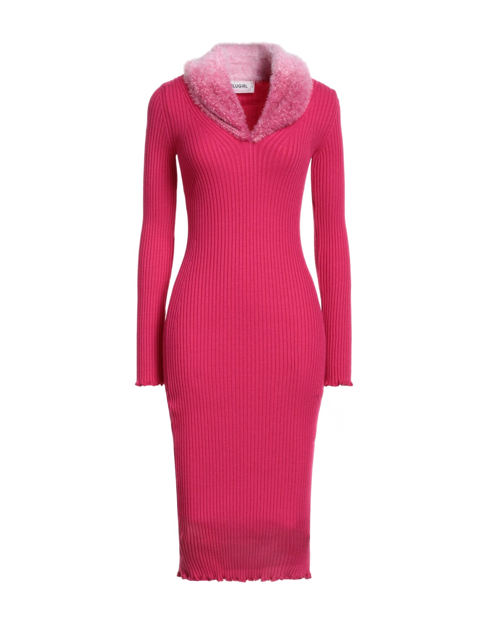BLUGIRL Midi-kleid Damen Fuchsia BLUGIRL Midi-kleid Damen Fuchsia von BLUGIRL