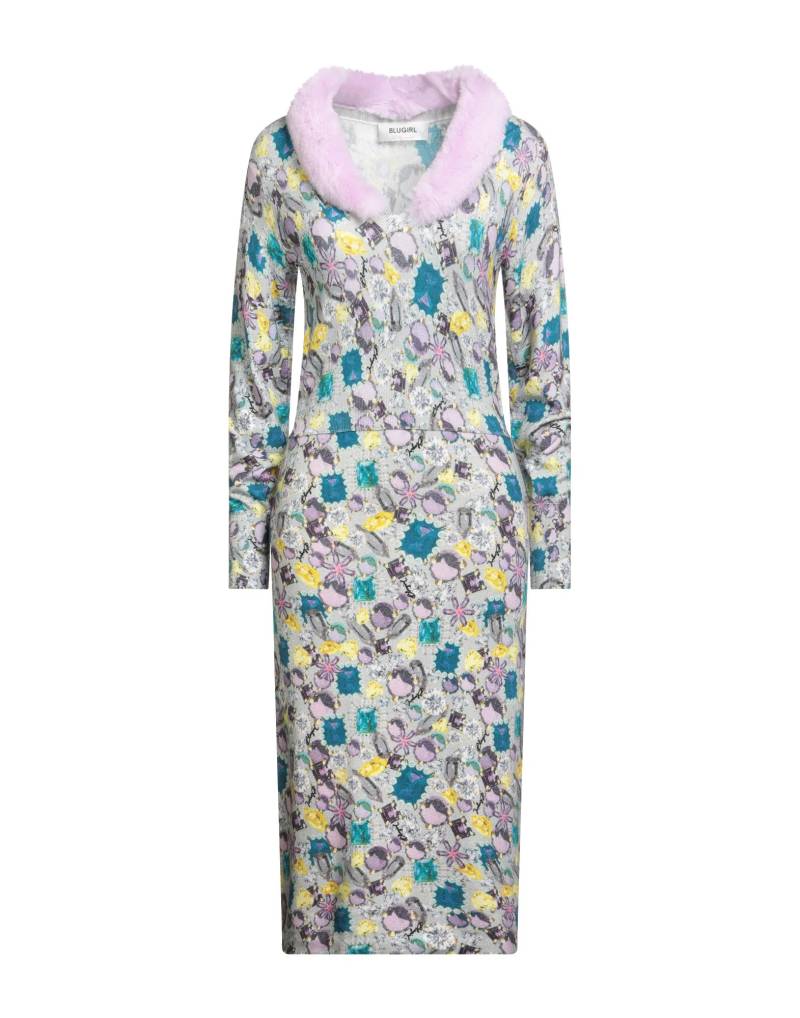 BLUGIRL Midi-kleid Damen Hellgrau von BLUGIRL