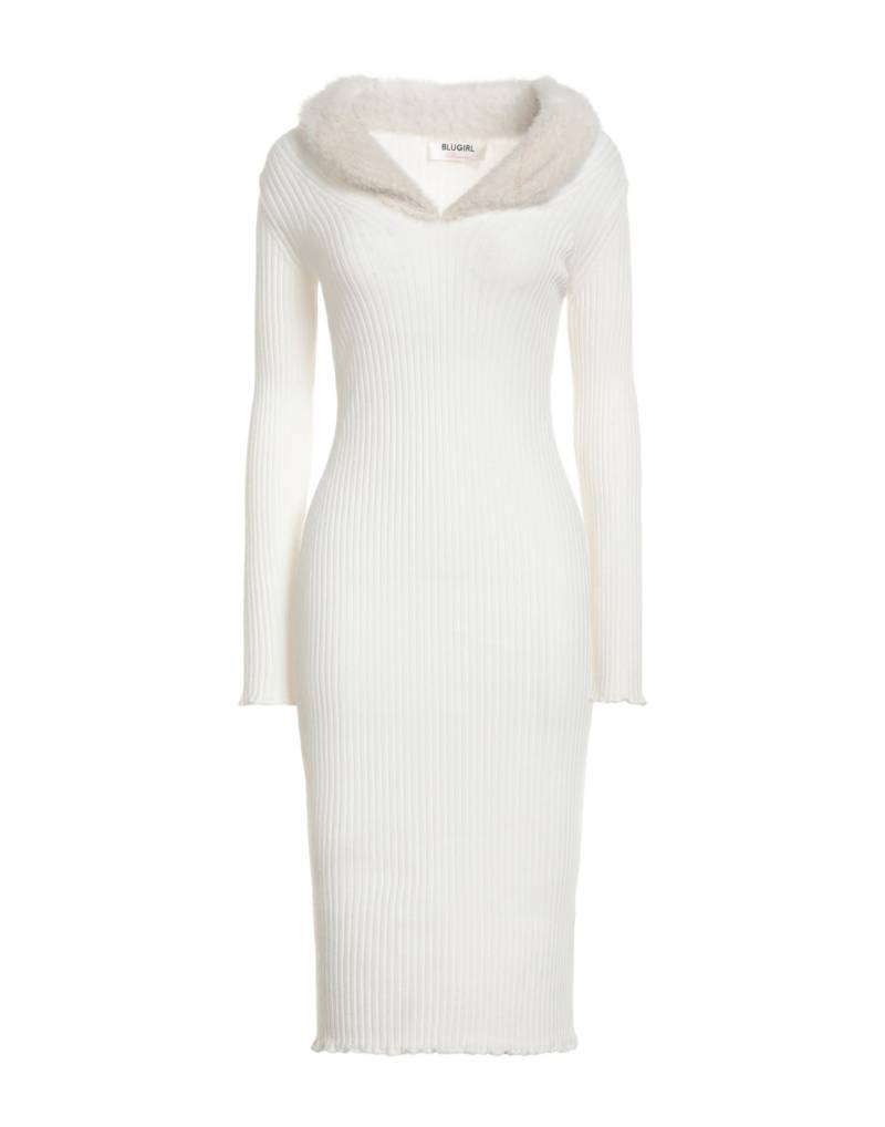 BLUGIRL Midi-kleid Damen Weiß von BLUGIRL