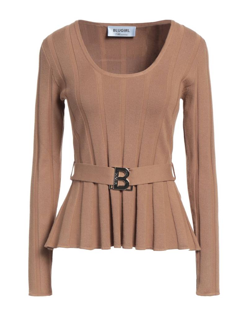BLUGIRL Pullover Damen Kamel von BLUGIRL