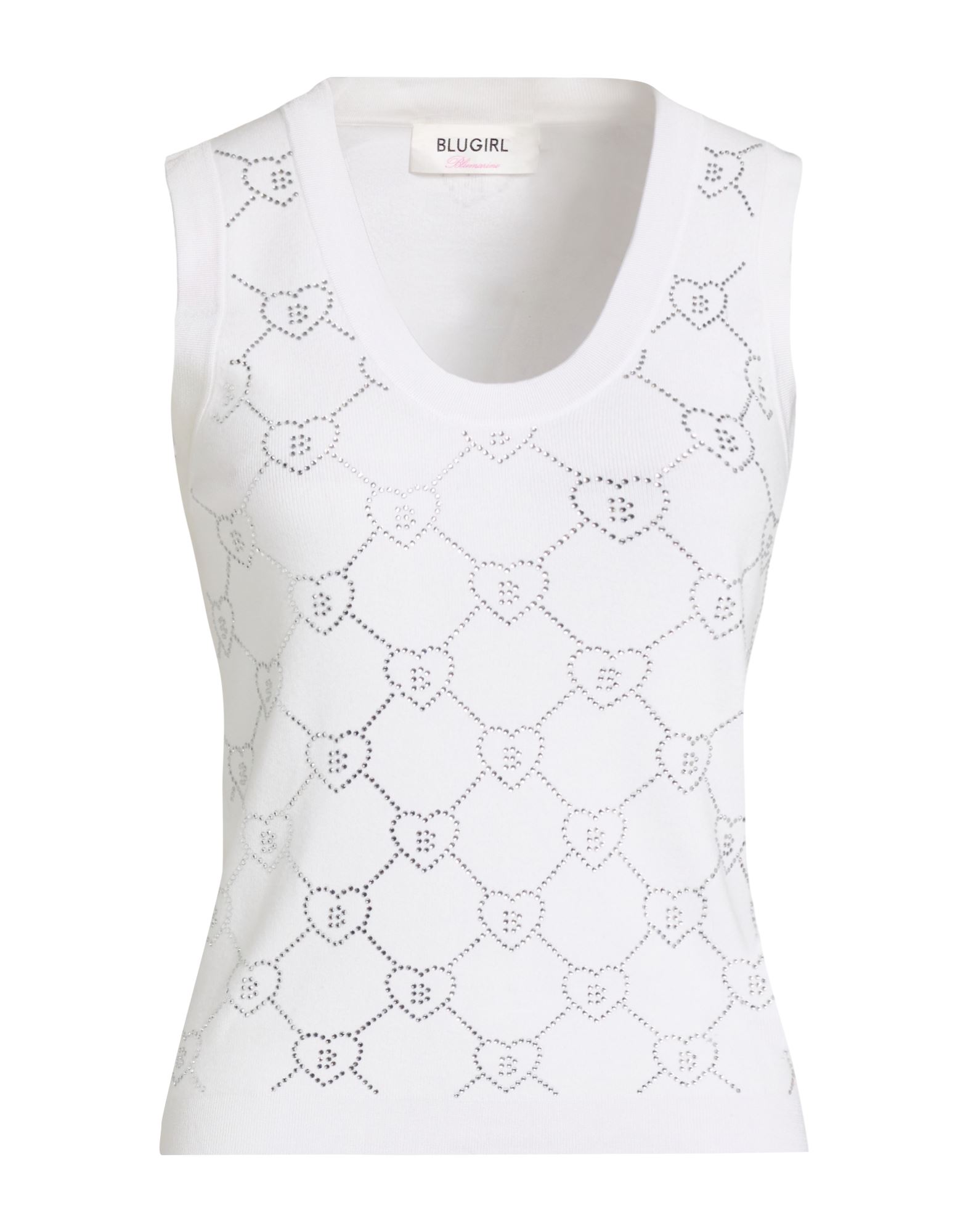 BLUGIRL Pullover Damen Weiß BLUGIRL Pullover Damen Weiß von BLUGIRL