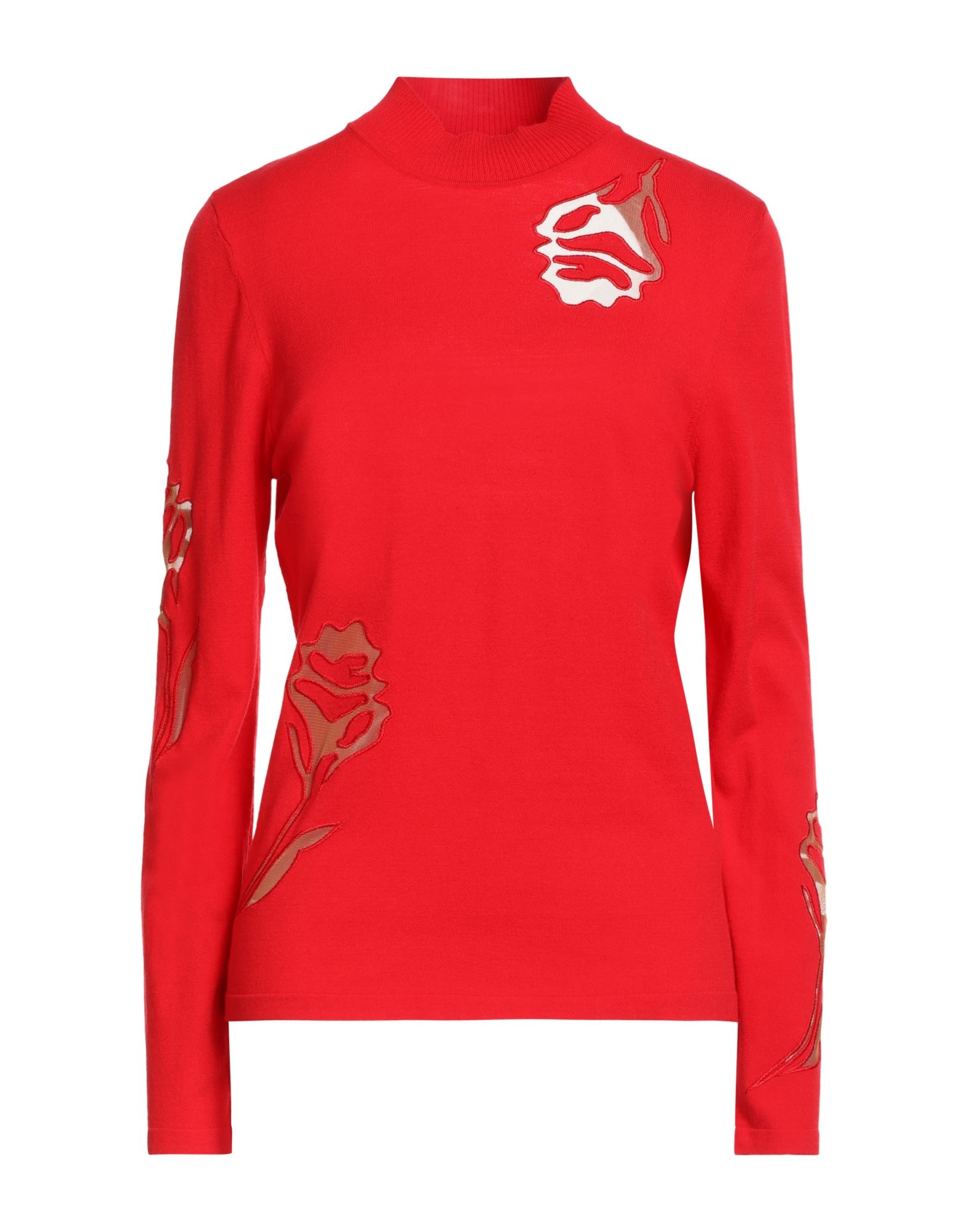 BLUGIRL Rollkragenpullover Damen Rot von BLUGIRL