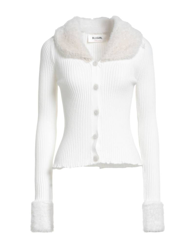 BLUGIRL Strickjacke Damen Elfenbein BLUGIRL Strickjacke Damen Elfenbein von BLUGIRL