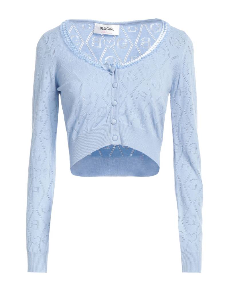 BLUGIRL Strickjacke Damen Himmelblau von BLUGIRL