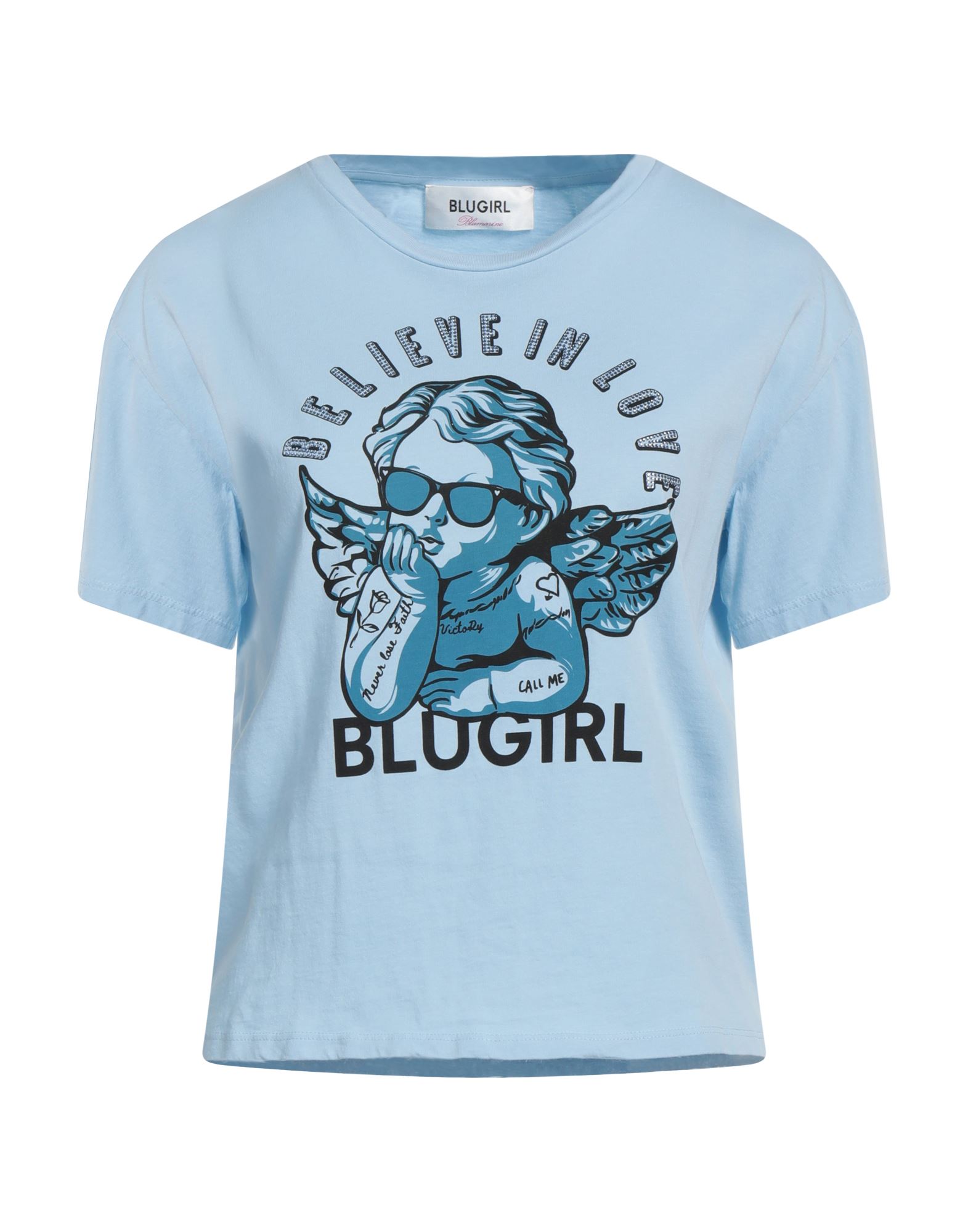 BLUGIRL T-shirts Damen Himmelblau BLUGIRL T-shirts Damen Himmelblau von BLUGIRL