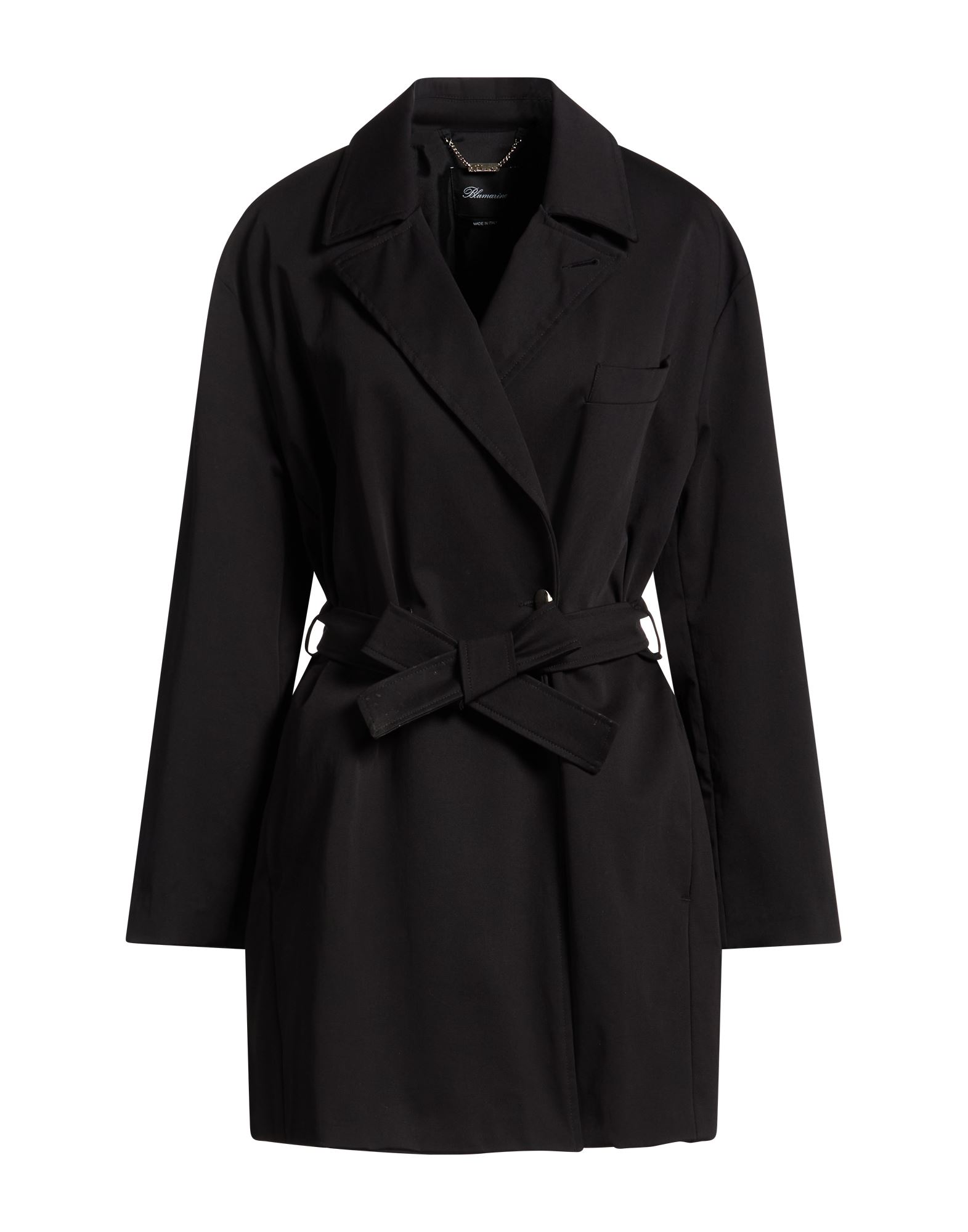 BLUMARINE Jacke, Mantel & Trenchcoat Damen Schwarz von BLUMARINE