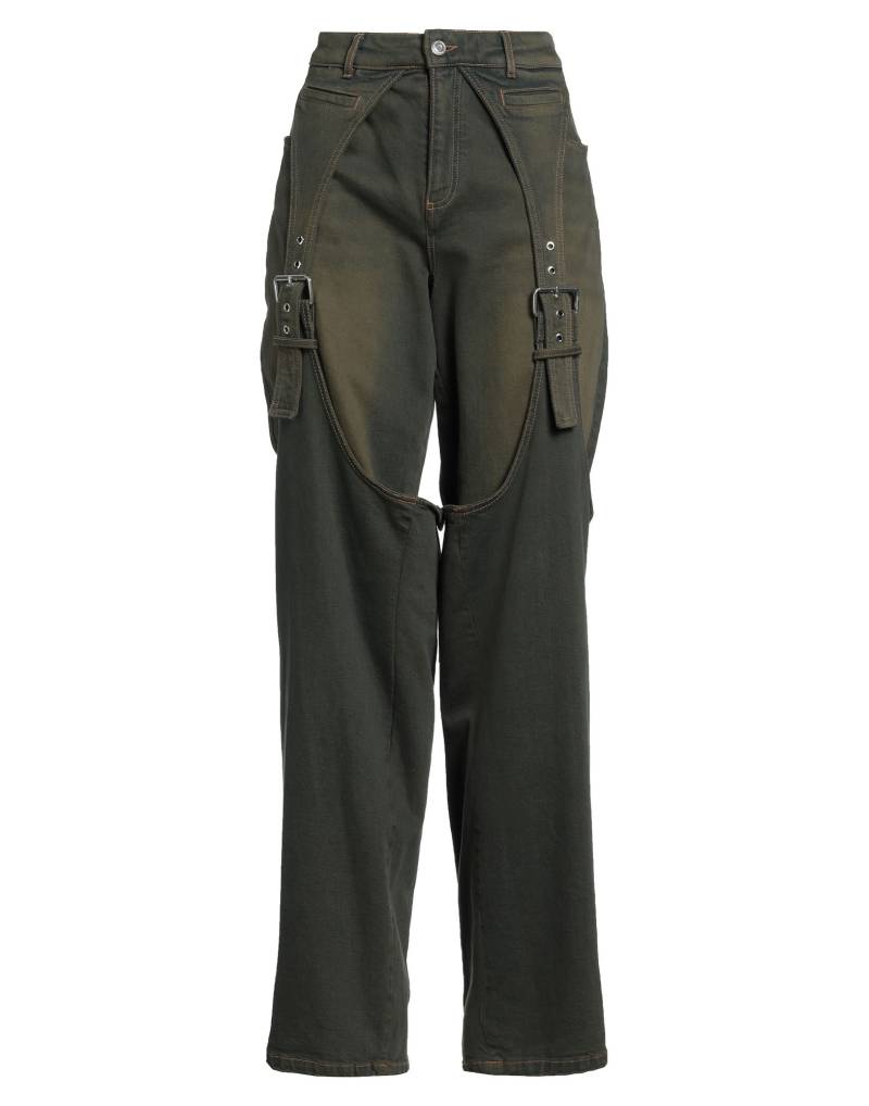 BLUMARINE Jeanshose Damen Dunkelgrün von BLUMARINE