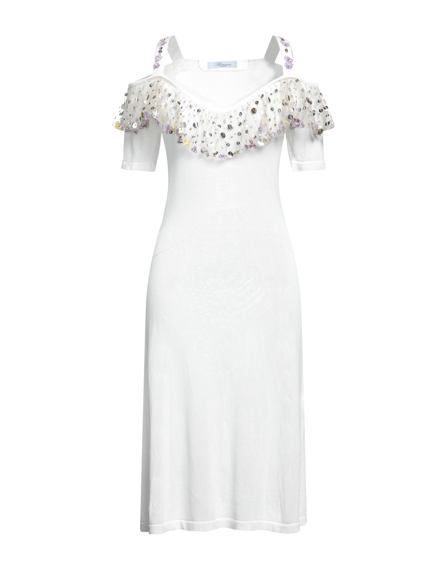 BLUMARINE Mini-kleid Damen Weiß BLUMARINE Mini-kleid Damen Weiß von BLUMARINE