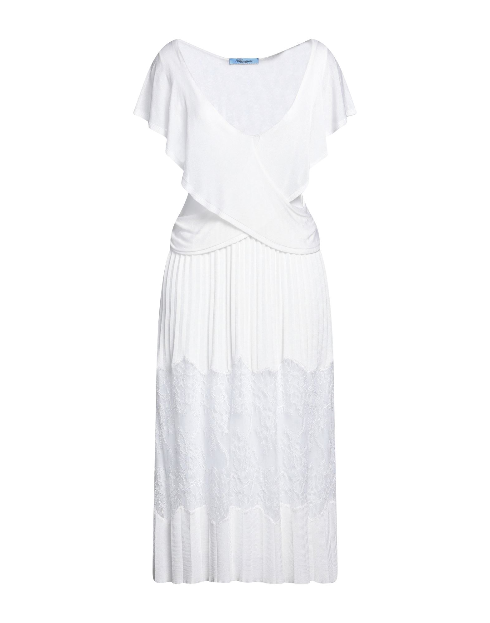 BLUMARINE Midi-kleid Damen Off white von BLUMARINE