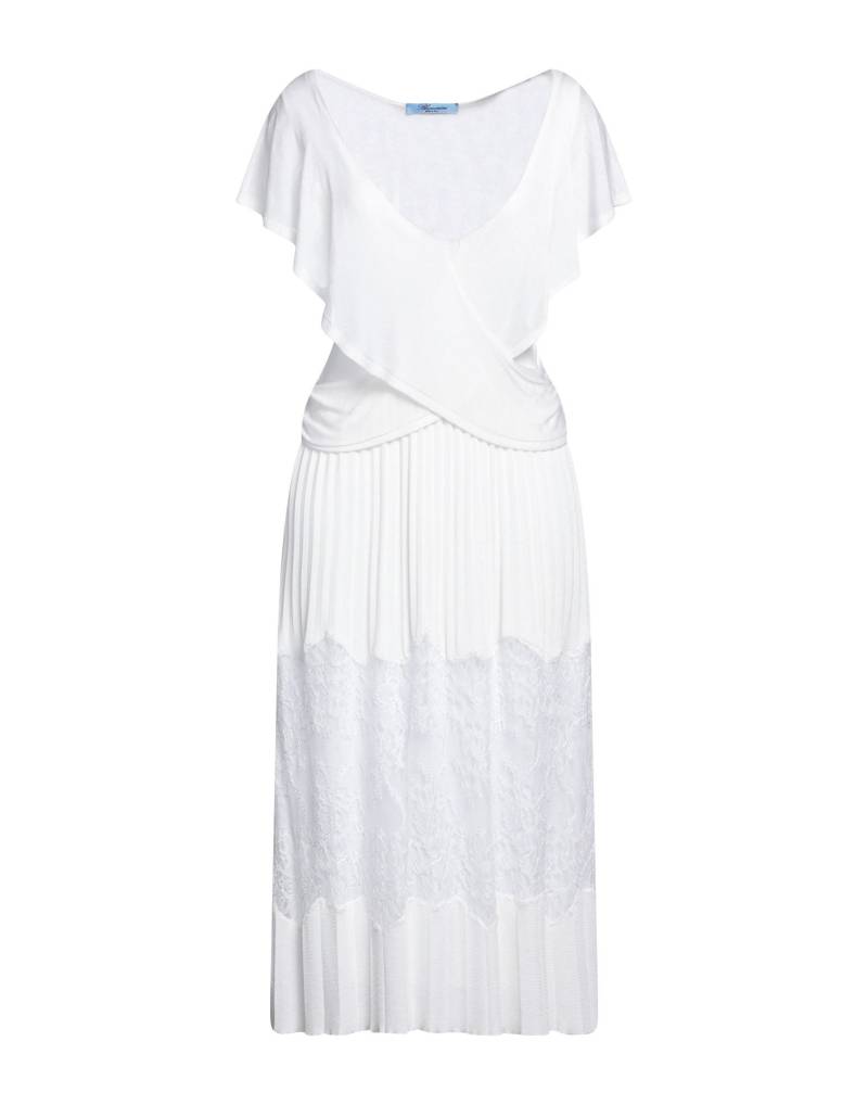BLUMARINE Midi-kleid Damen Off white von BLUMARINE