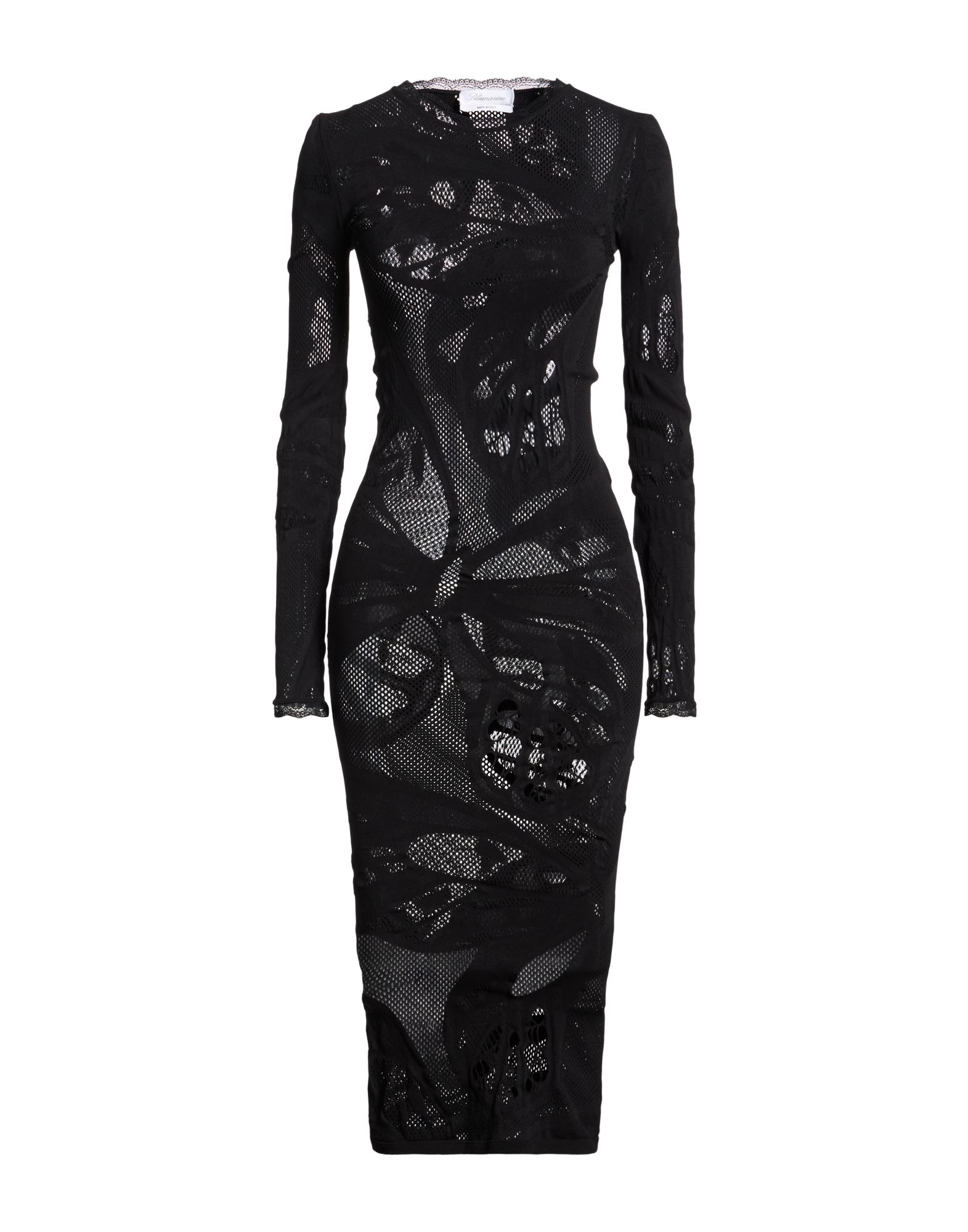 BLUMARINE Midi-kleid Damen Schwarz von BLUMARINE