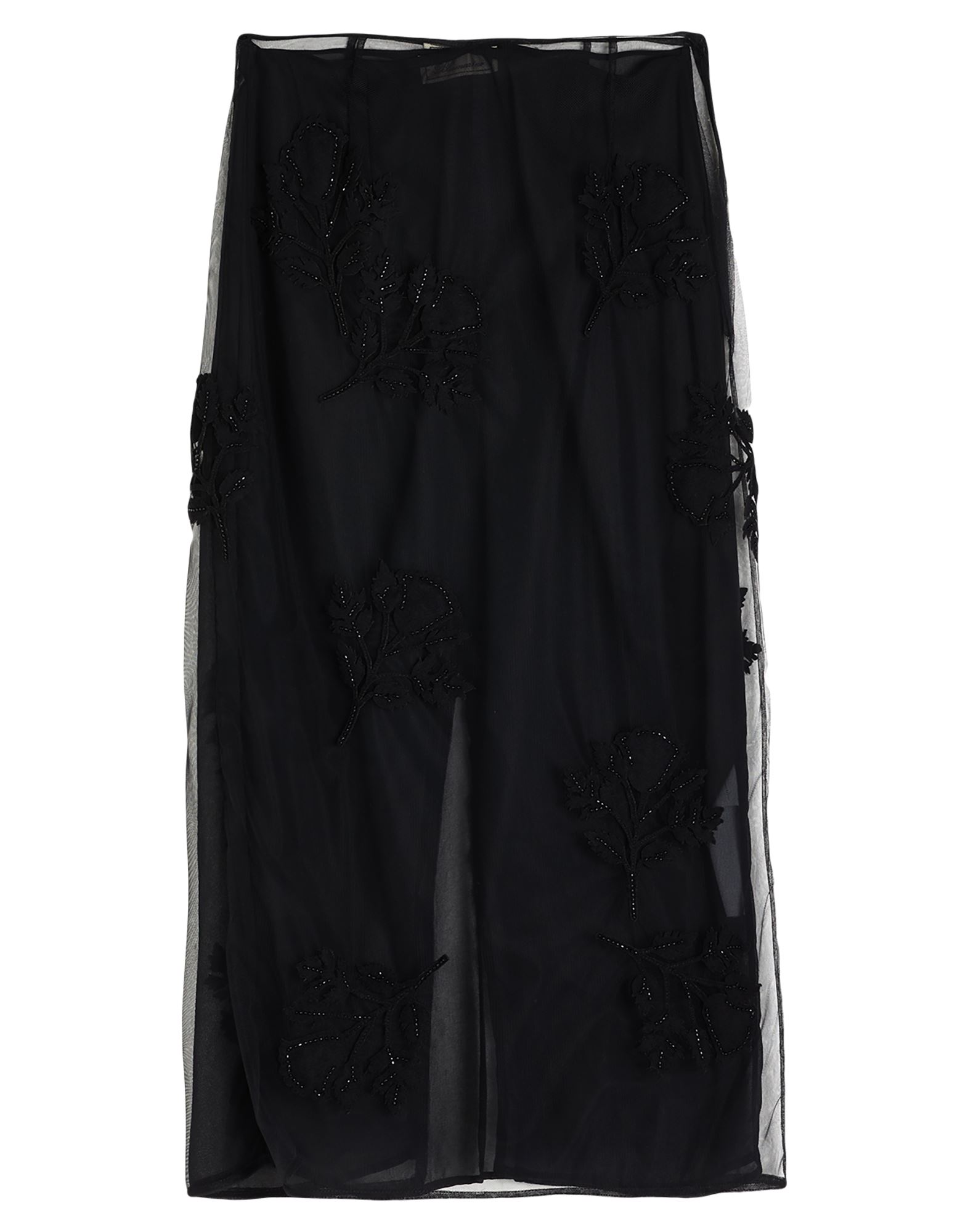 BLUMARINE Midi-rock Damen Schwarz BLUMARINE Midi-rock Damen Schwarz von BLUMARINE