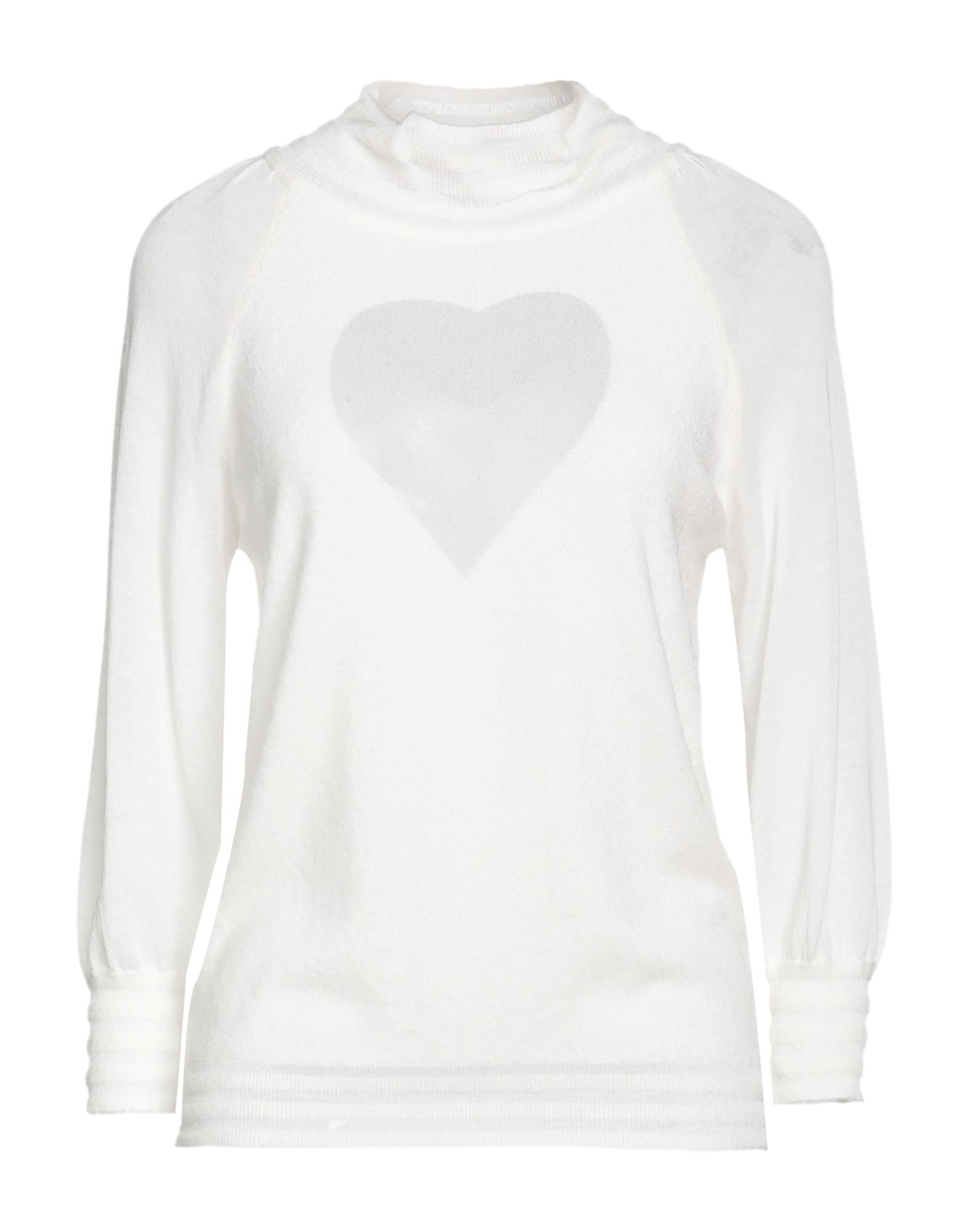 BLUMARINE Rollkragenpullover Damen Weiß von BLUMARINE