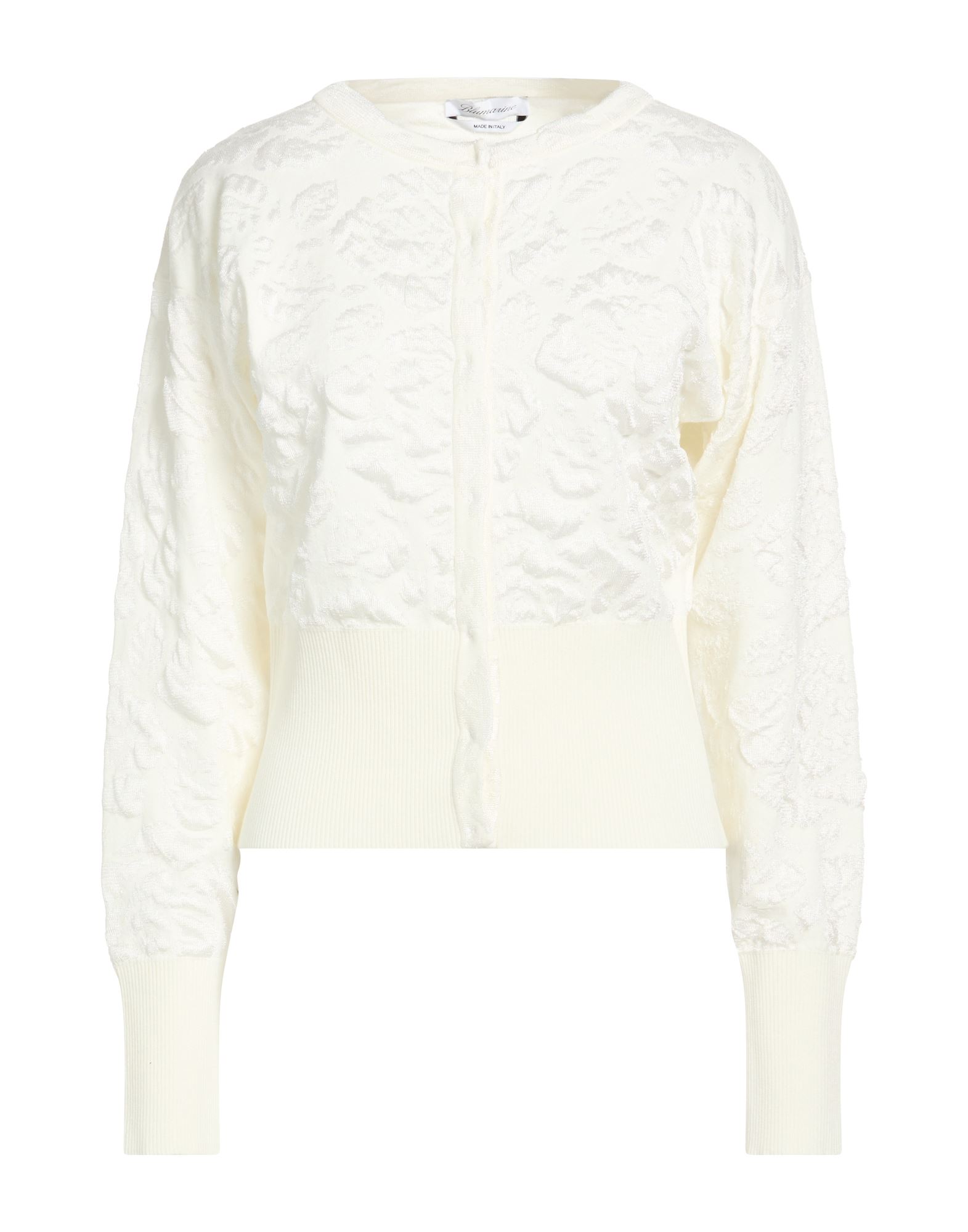 BLUMARINE Strickjacke Damen Weiß von BLUMARINE