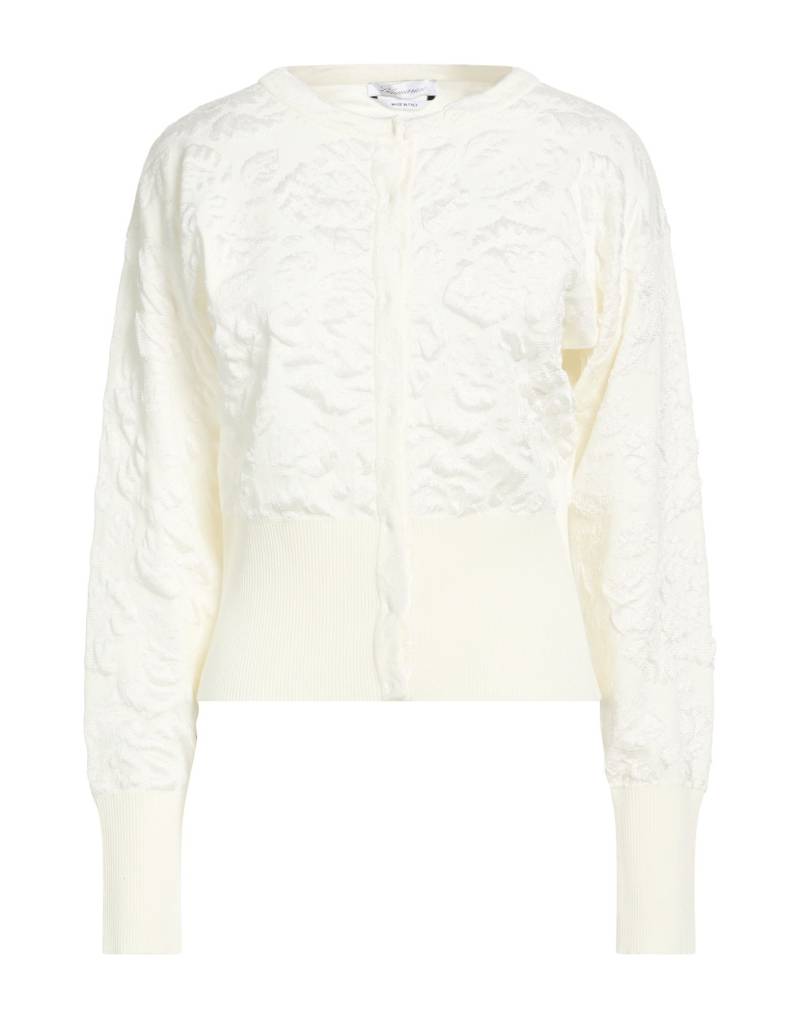 BLUMARINE Strickjacke Damen Weiß von BLUMARINE