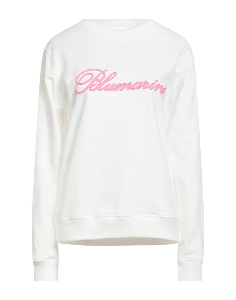 BLUMARINE Sweatshirt Damen Weiß von BLUMARINE