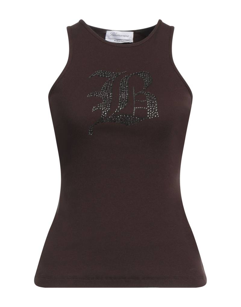 BLUMARINE Tank Top Damen Schokobraun von BLUMARINE