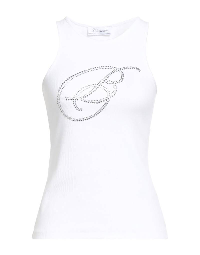 BLUMARINE Tank Top Damen Weiß von BLUMARINE