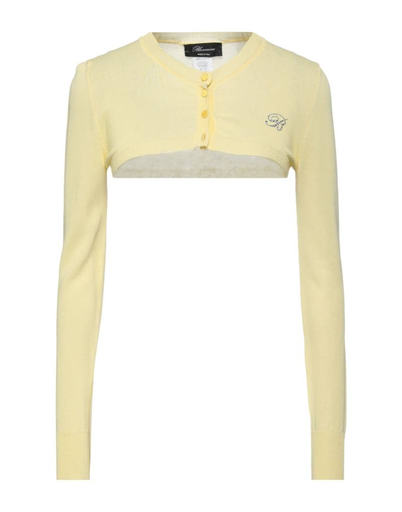 BLUMARINE Wickelpullover Damen Gelb von BLUMARINE