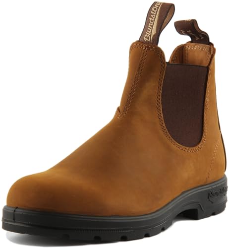 BLUNDSTONE Herren Classic 550 Series Chelsea Boot, Crazy Horse Brown, 37 EU von Blundstone