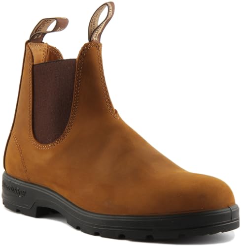 Blundstone Herren Classic 550 Series Chelsea Boot, Crazy Horse Brown, 37 EU von Blundstone