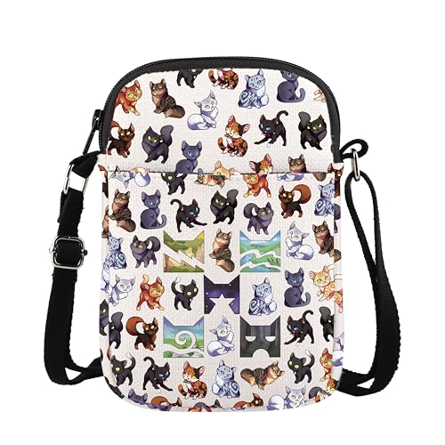 Funny W Cats Crossbody Bag Cute B-uestar Cats Gift Join The Revolution Burn It Down Crossbody Bag Shadow-clan Cat Merch, cb, W Cat Mini von BLUPARK