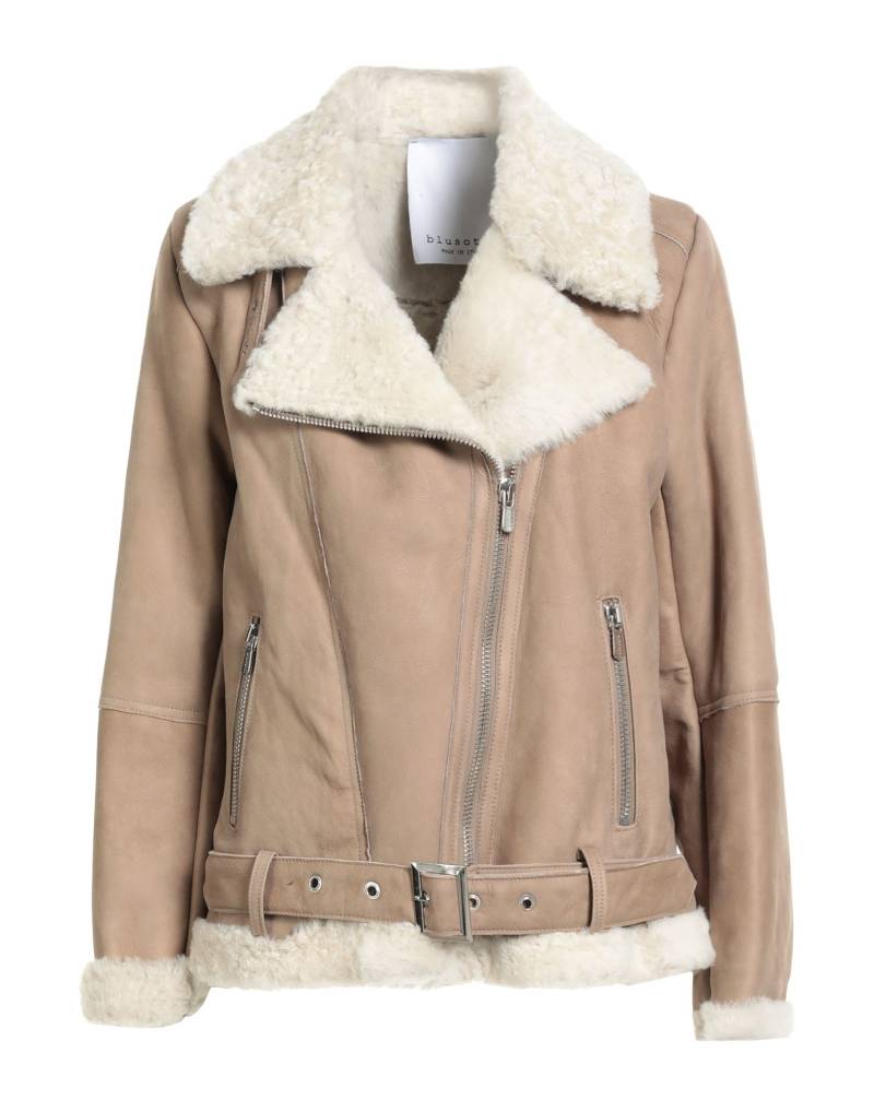 BLUSOTTO Shearling- & Kunstfell Damen Maulwurfsgrau von BLUSOTTO