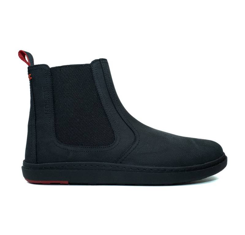 BLUSUN BLSN 060W warm gefütterter Damen Chelsea Barfuß Boot Barfußschuh Wasserabweisendes Nubukleder von BLUSUN