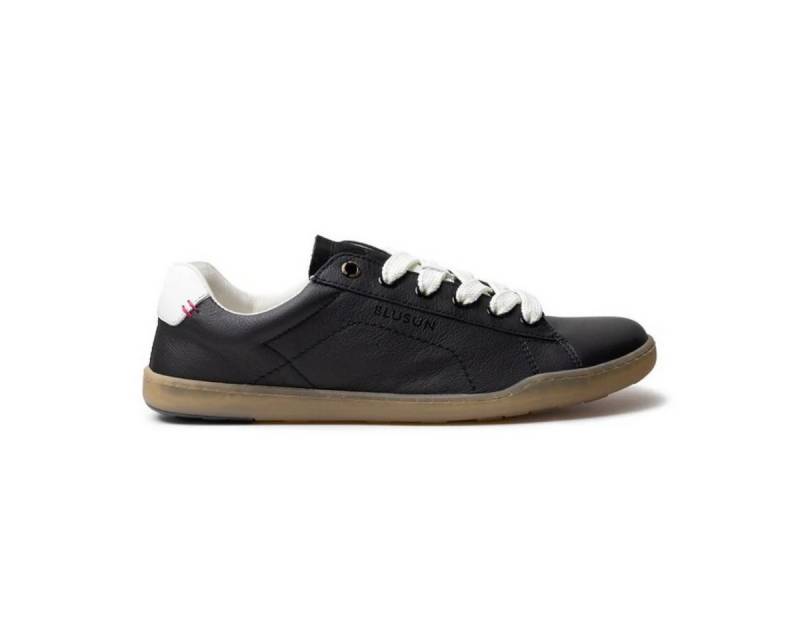 BLUSUN BLSN-100M Herren Barfuß Sneaker Glattleder & Veloursleder Barfußschuh aus echtem Leder von BLUSUN