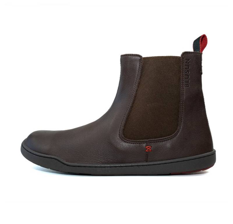 BLUSUN BLSN-300W Elegante Damen-Chelsea-Boots aus glattem Leder Barfußschuh hochwertigem, glattem Terracare® Performance-Leder von BLUSUN