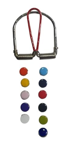 Geldklammer Emaille rot oder andere Farbe Badezimmer Silber ca. 7 x 5 cm mit Feder zum Aufstecken Money Clips Geldklammer Handwerk Unisex …, Badezimmer Silber, Klassisch von BLUSUPERSHOP