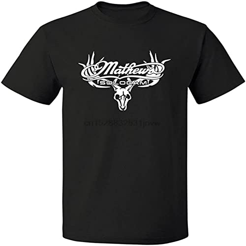 Retno Archery Solo Cam Mathews Huntinger Size S-3X Printing Casual T Shirt Men Tees Unisex 100% Cotton Short-Sleeve T-Shirts Black XXL von BMBO