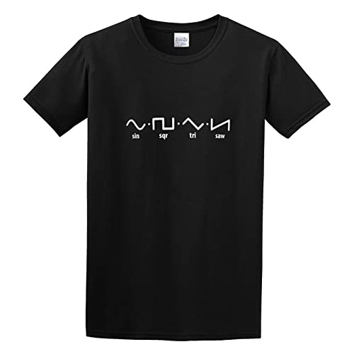 Waveforms Synthesiser Unisex 100% Cotton Short-Sleeve T-Shirts Black XL Waveforms Synthesiser Unisex 100% Cotton Short-Sleeve T-Shirts Black XL von BMBO