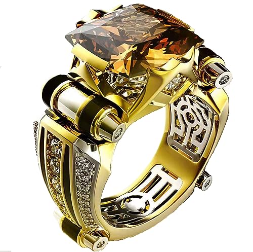 BMDHA Selbstverteidigung Ringe,Schlagring Galvanisierter Diamantring Diamantring, Aus Edelstahl Schmuck Im Retro-Stil Kreativer Dominanter Ring,Herren- Und Damenaccessoires BMDHA Selbstverteidigung Ringe,Schlagring Galvanisierter Diamantring Diamantring, Aus Edelstahl Schmuck Im Retro-Stil Kreativer Dominanter Ring,Herren- Und Damenaccessoires von BMDHA